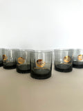 Vintage Continental Airlines Glasses, Mid Century - Southern Vintage Wares