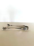 Art Deco Claw Tongs Silverplated - Southern Vintage Wares
