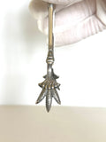 Art Deco Claw Tongs Silverplated - Southern Vintage Wares
