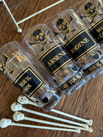 Georges Briard Name Your Poison Glasses Caddy Set
