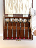 Vintage Cherry Bakelite Cocktail Spoons - Southern Vintage Wares