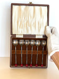 Vintage Cherry Bakelite Cocktail Spoons - Southern Vintage Wares