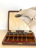 Vintage Cherry Bakelite Cocktail Spoons - Southern Vintage Wares