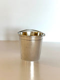 Sterling Silver Fire Water Jigger by Lundt, Figural Bucket