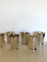 Vintage Julep Cups by Sheridan Silversmiths (6 cups)