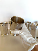 Vintage Julep Cups by Sheridan Silversmiths (6 cups)