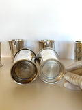 Vintage Julep Cups by Sheridan Silversmiths (6 cups)