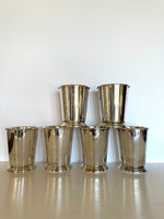 Vintage Julep Cups by Sheridan Silversmiths (6 cups)