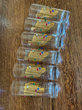 Vintage Culver Jeweled Texas Glasses, Rare Size