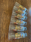 Vintage Culver Jeweled Texas Glasses, Rare Size