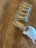 Vintage Culver Jeweled Texas Glasses, Rare Size