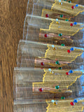 Vintage Culver Jeweled Texas Glasses, Rare Size
