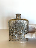 Vintage Repousse Flask Dutch Scene - Southern Vintage Wares