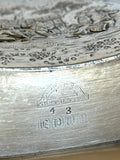 Vintage Repousse Flask Dutch Scene - Southern Vintage Wares