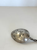Early 1900s Sterling Cocktail Spoon, Lapis Stone Finial - Southern Vintage Wares