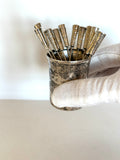 1940s Taxco Sterling Cocktail Picks Set