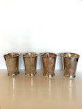 Heavy Julep Cups by Webster Wilcox, Silver-Plated
