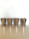 Heavy Julep Cups by Webster Wilcox, Silver-Plated