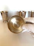 Heavy Julep Cups by Webster Wilcox, Silver-Plated