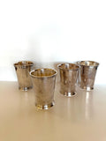 Heavy Julep Cups by Webster Wilcox, Silver-Plated