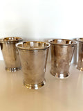Heavy Julep Cups by Webster Wilcox, Silver-Plated