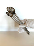 Art Deco Scalloped Mint Julep Spoons