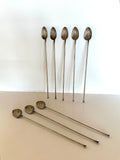 Art Deco Scalloped Mint Julep Spoons