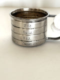 Sterling Silver Jigger, 2 Ounce Silver Shot Glass by Watson Silver Co. - Southern Vintage Wares