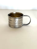 Sterling Silver Jigger, 2 Ounce Silver Shot Glass by Watson Silver Co. - Southern Vintage Wares