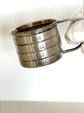 Sterling Silver Jigger, 2 Ounce Silver Shot Glass by Watson Silver Co. - Southern Vintage Wares