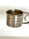Sterling Silver Jigger, 2 Ounce Silver Shot Glass by Watson Silver Co. - Southern Vintage Wares
