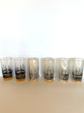 Mid Century Oil Derrick Glasses (set of 6) - Southern Vintage Wares