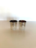 Pair of Vintage His & Hers Thimble Jiggers 1940s