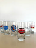 1970s Vintage Airline Glasses, Set of 6 - Southern Vintage Wares