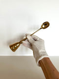 Gold Napier Jigger Cocktail Spoon 1930s