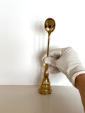 Gold Napier Jigger Cocktail Spoon 1930s