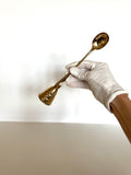 Gold Napier Jigger Cocktail Spoon 1930s