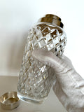 Art Deco Crystal Cocktail Shaker by WMF 1940s