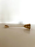 Gold Napier Jigger Cocktail Spoon 1930s