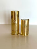 Figural Brass Shotgun Shell Jiggers Set 1 oz 2 oz - Southern Vintage Wares