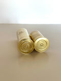 Figural Brass Shotgun Shell Jiggers Set 1 oz 2 oz - Southern Vintage Wares