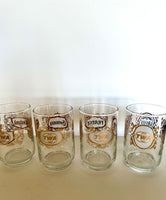 Vintage TWA Destination Glasses by Libbey (in original box)