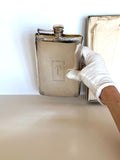 Art Deco Flask by Preisner "P" Monogram - Southern Vintage Wares