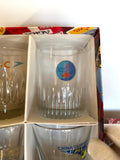 1970s Libbey TWA Airlines Glasses, in original box - Southern Vintage Wares