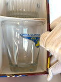 1970s Libbey TWA Airlines Glasses, in original box - Southern Vintage Wares