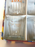 1970s Libbey TWA Airlines Glasses, in original box - Southern Vintage Wares