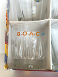 1970s Libbey TWA Airlines Glasses, in original box - Southern Vintage Wares