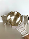 Vintage Julep Cups by Webster Wilcox, Monogrammed - Southern Vintage Wares