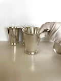 Vintage Julep Cups by Webster Wilcox, Monogrammed - Southern Vintage Wares