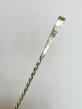 Sterling Silver Cocktail Spoon, Arts & Crafts Design, 1930s - Southern Vintage Wares
